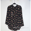 Lady Chiffon Top Hot Selling Latest Long Sleeve Tops Manufactory